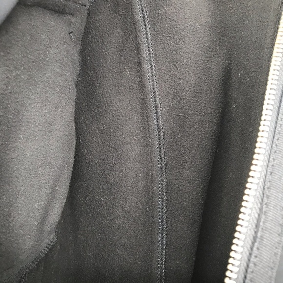 NWT DKNY Navy & Silver Zip Front Soft Shell Jacket - Picture 3 of 9